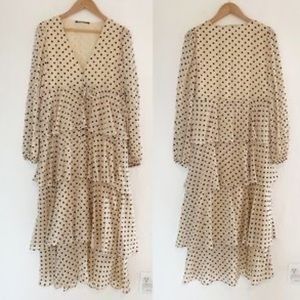 Zara ruffle tiered dress